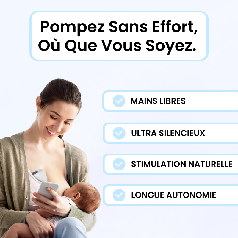 Tire-Lait Électrique à Mains Libres - NeevaPump