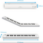 Clavier numérique 49 touches blanc pliable